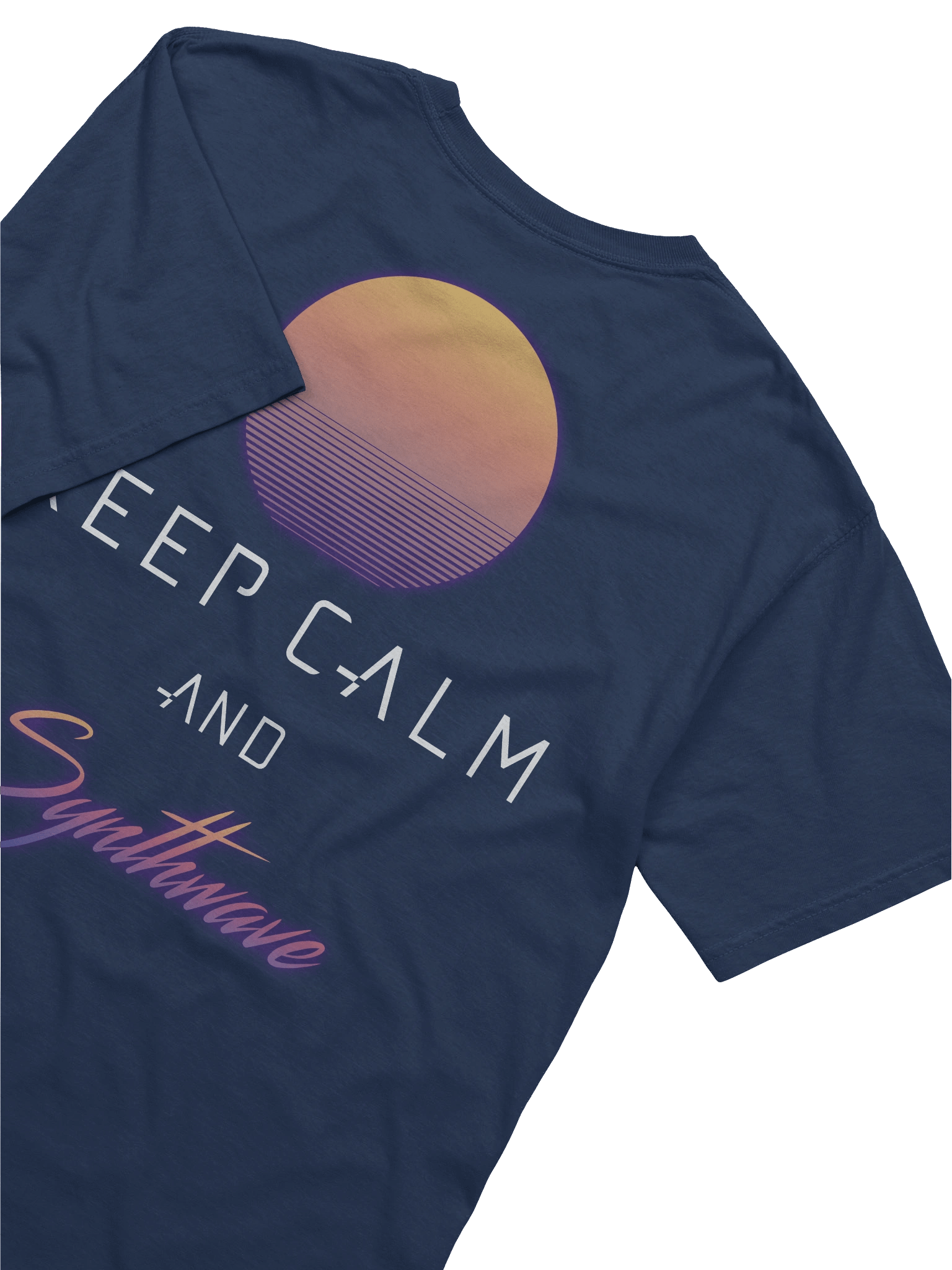 Keep Calm and Synthwave Men's Tee product image (6)