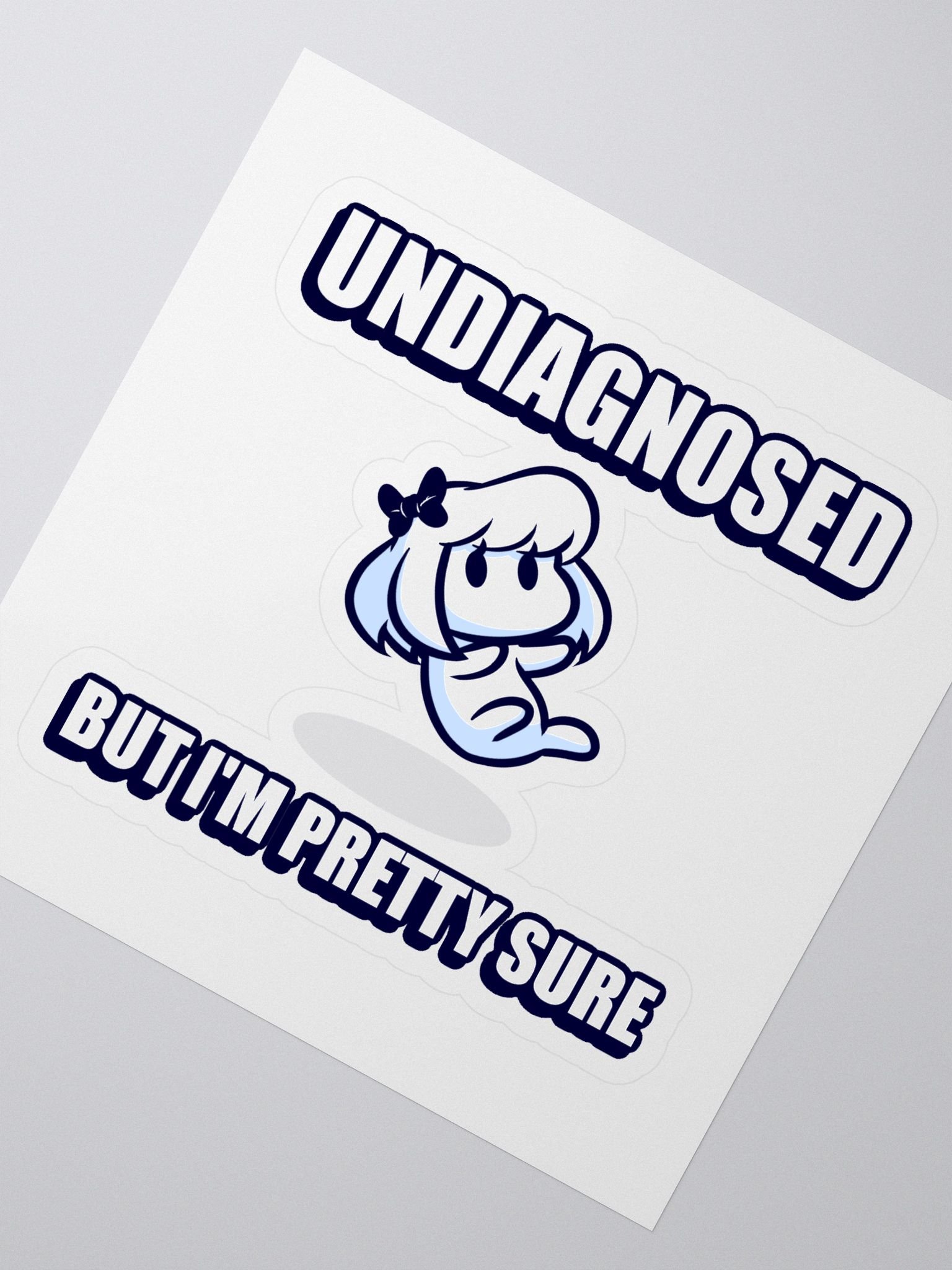 Mini Mona "Undiagnosed" Sticker product image (2)