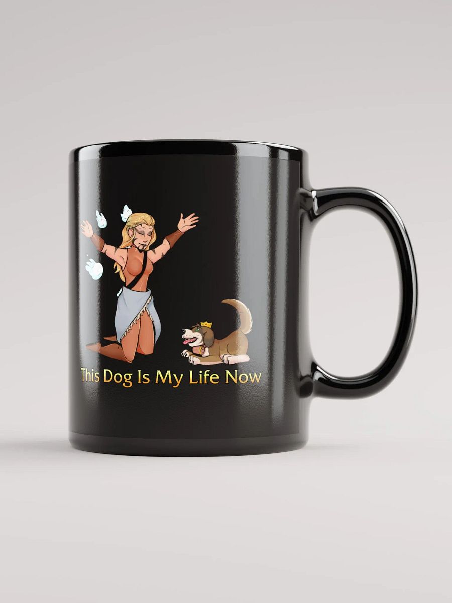 Cursed Edition - This Dog Is My Life Now - Black Glossy Mug product image (1)