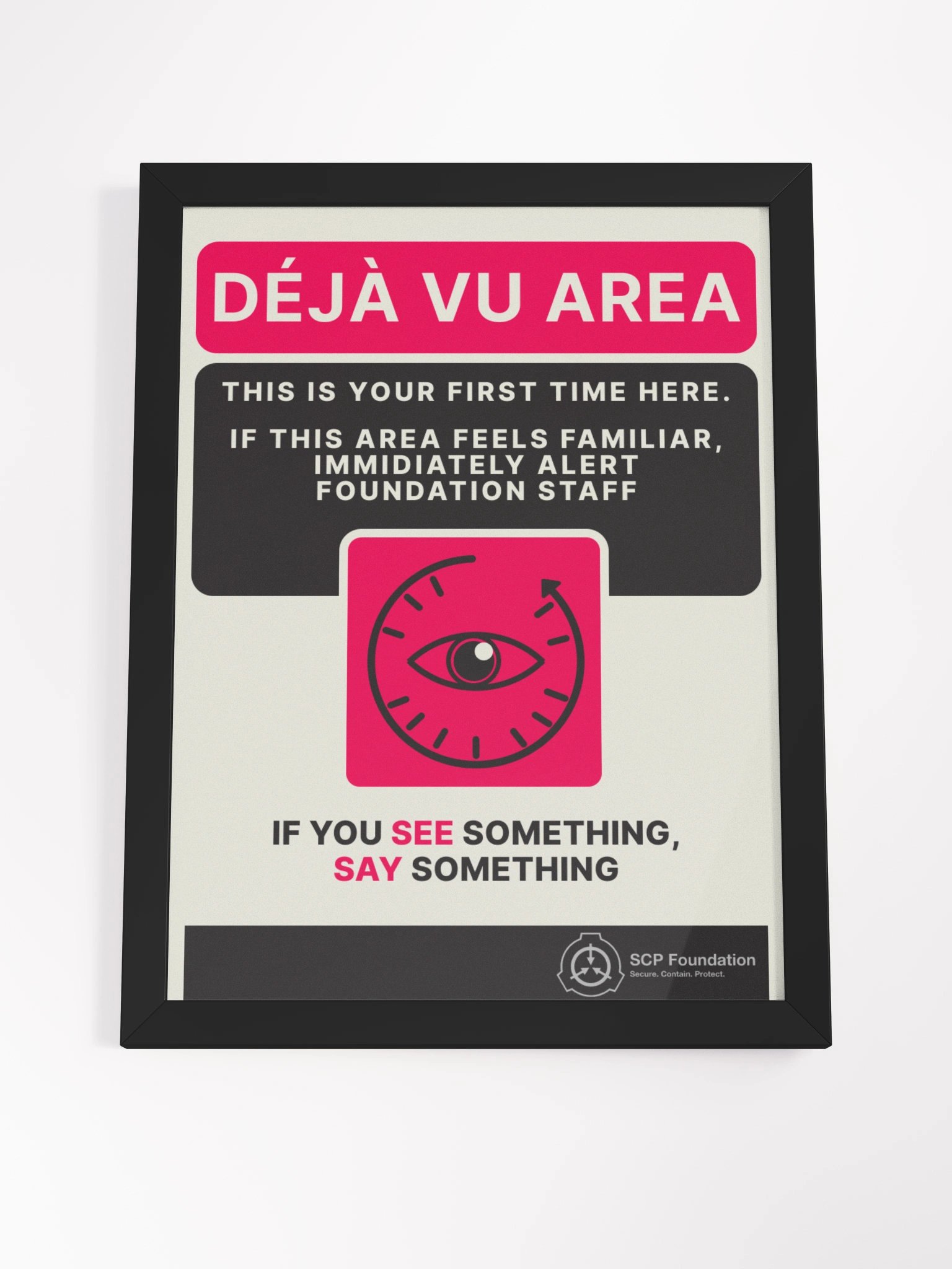 DEJA VU Framed Poster product image (4)