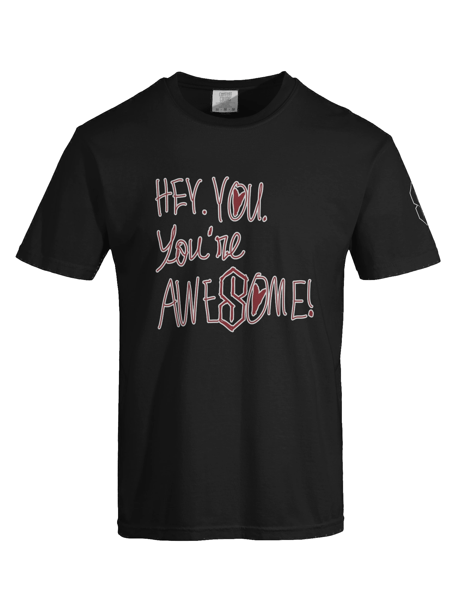 Hey. You. You're Awesome! Dark Tee product image (38)