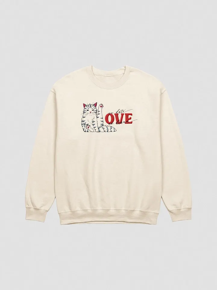 Cat Date Night - Embroidered Crewneck product image (2)