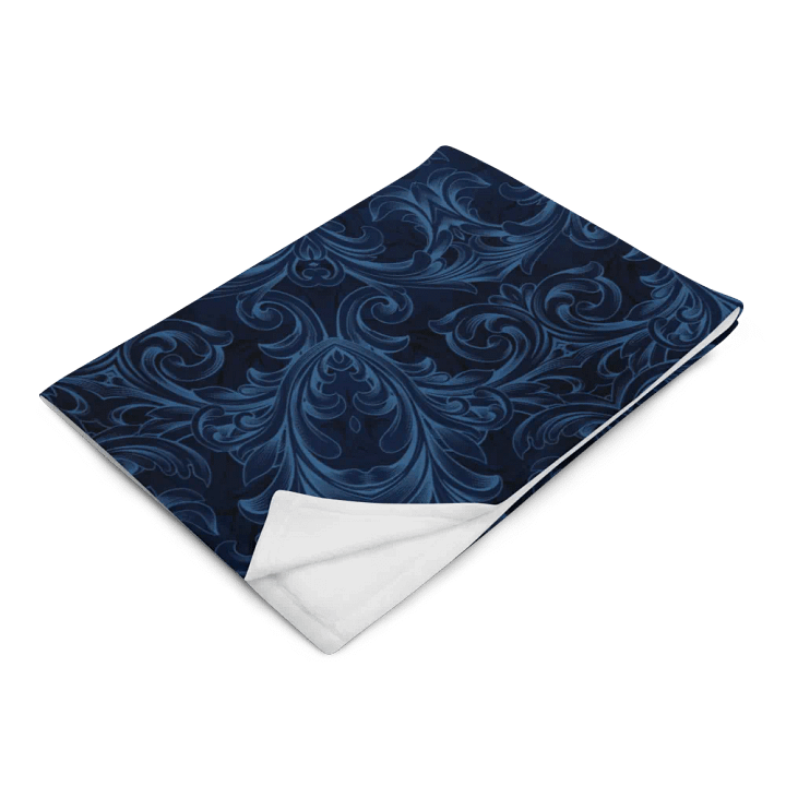 Blue Kaleidoscope Throw Blanket product image (14)