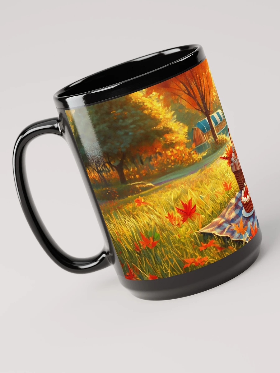 Autumn Picnic - Black Mug 15 oz product image (3)