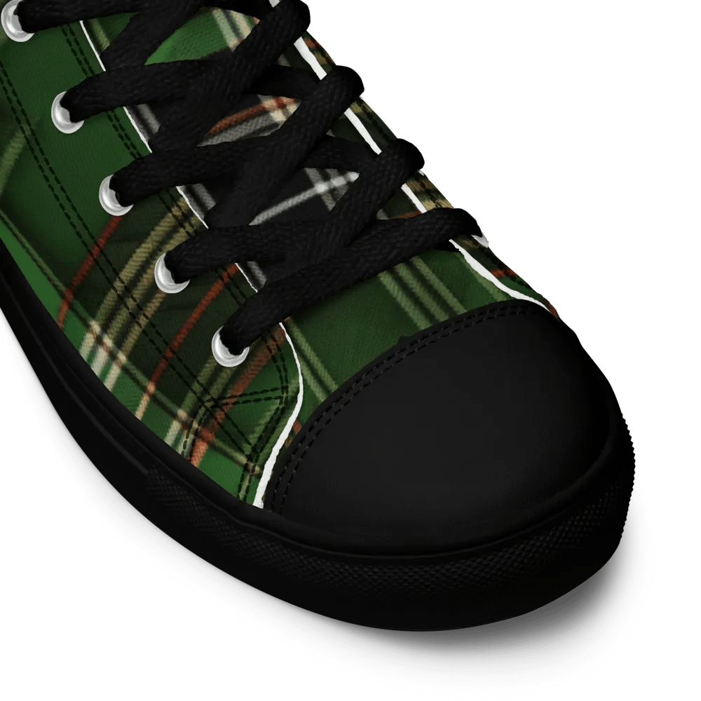 Green Tartan Shoes - Men's High Tops product image (9)