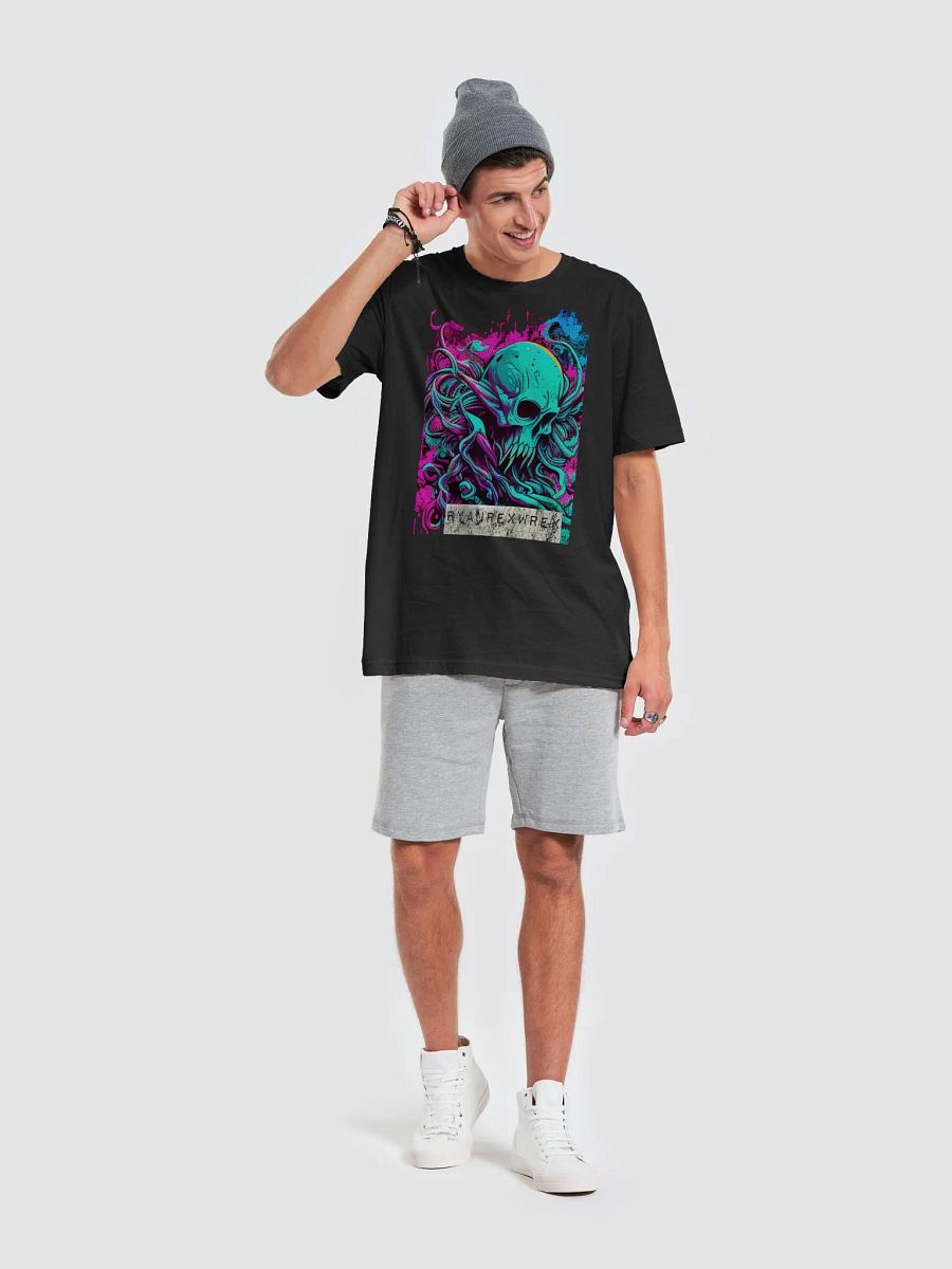 NEON MONSTER SQUIDSKULL RYANREXWREX TEE product image (6)