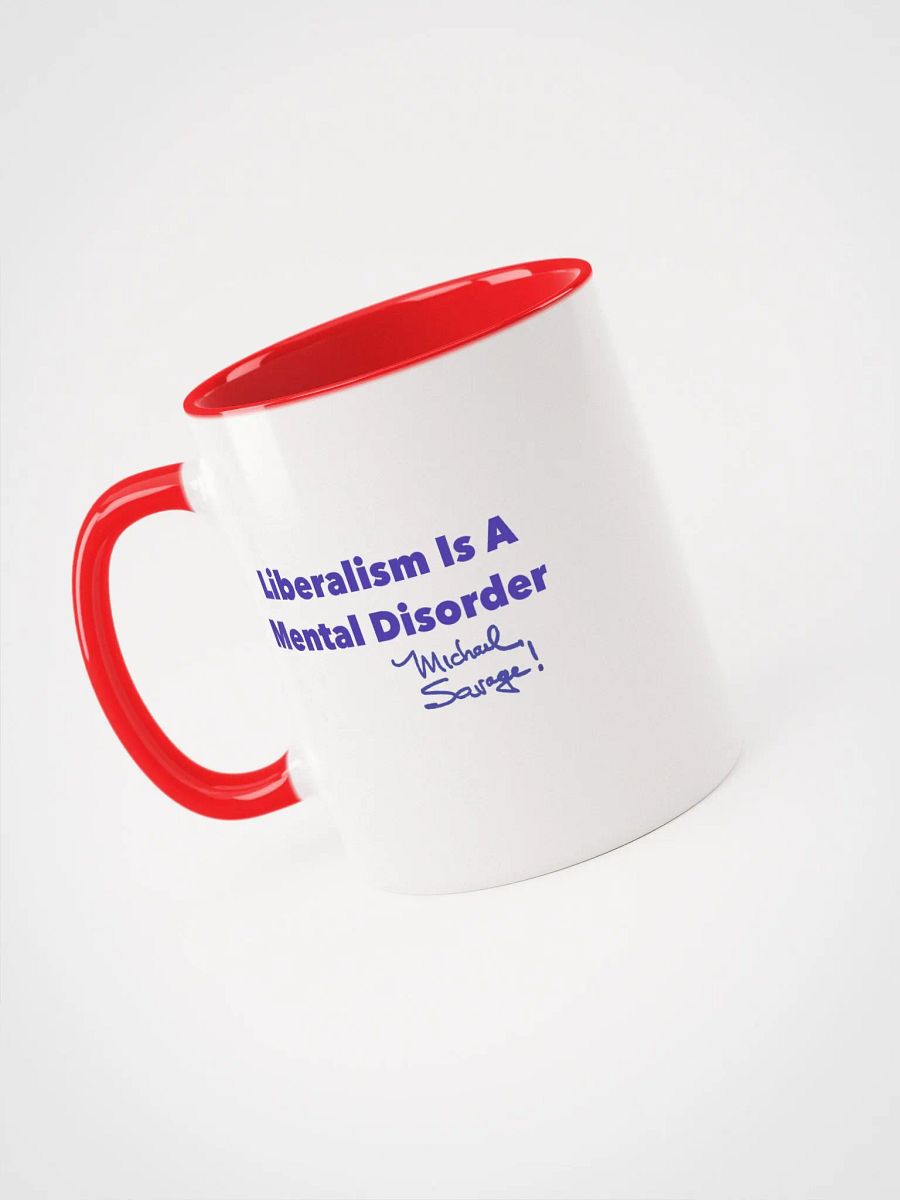 Liberalism Is A Mental Disorder Mug (Red, White, & Blue) product image (3)