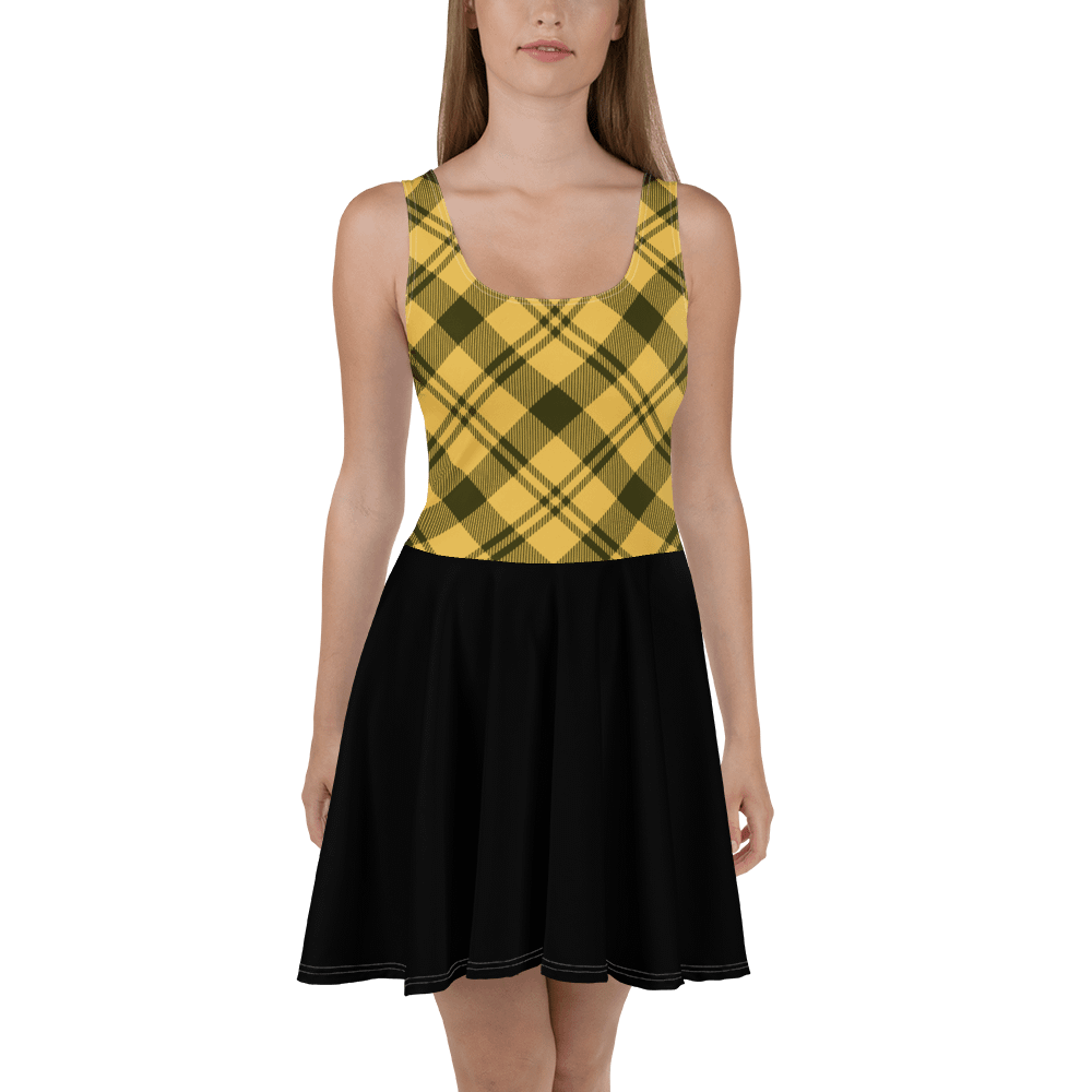 Zabu Plaid Paradise Sleeveless Skater Dress product image (2)