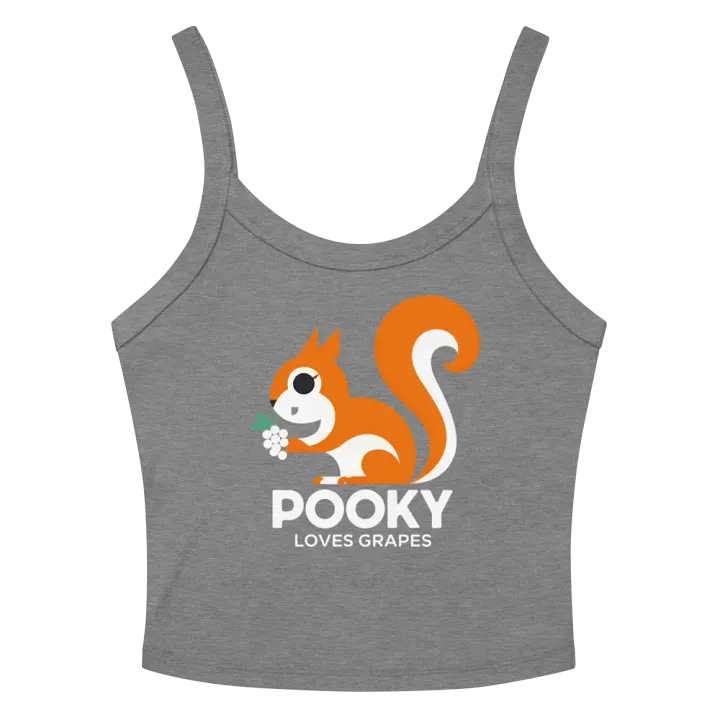 Pocky Loves Grapes Women's Micro-Rib Tank Top product image (2)