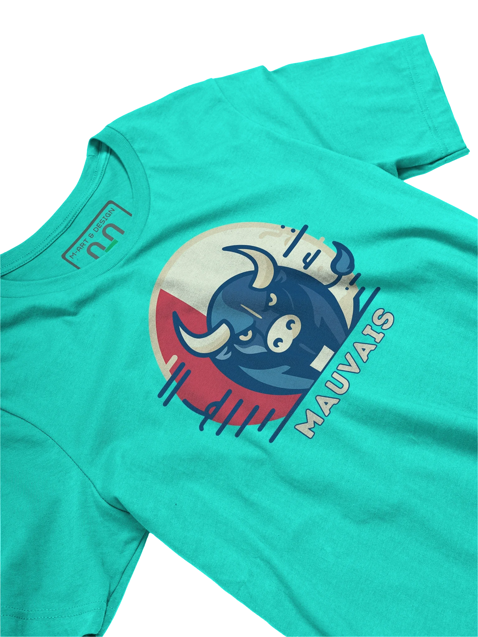 MAUVAIS French Bull Power Tee – Unleash the Beast product image (19)