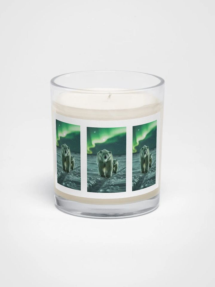 Polar Bear Arctic Aurora Soy Wax Candle product image (1)