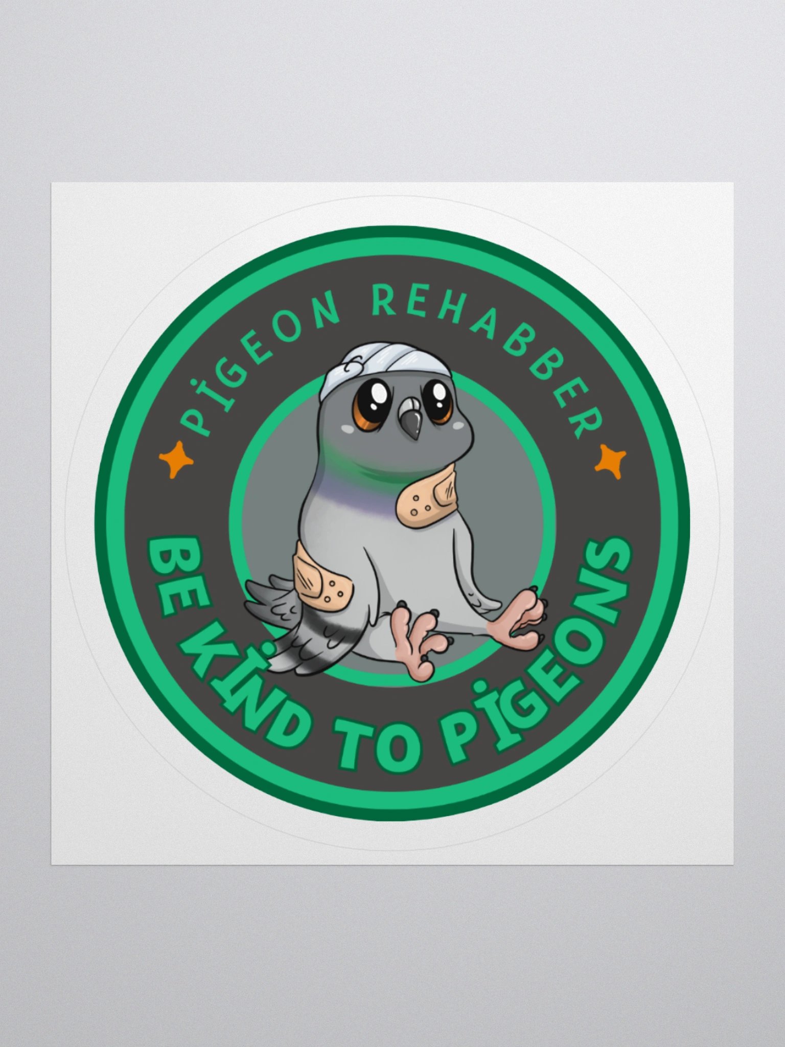 Pigeon Rehabber Kiss Cut Sticker product image (1)