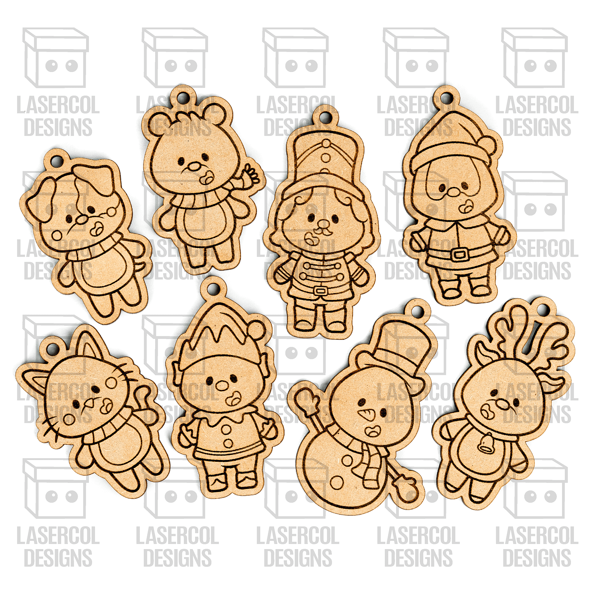 Christmas Ornaments - Laser Cut Files product image (2)