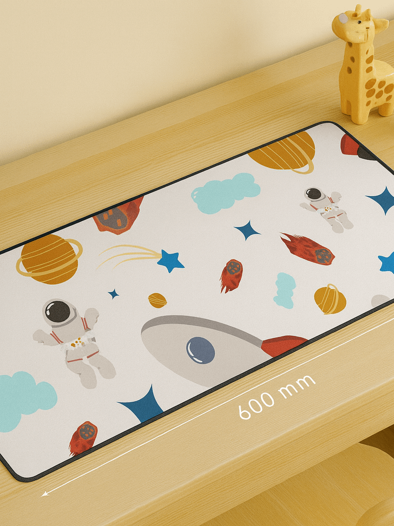 RocketDreams White - Mouse Pad Extra Large - 33” x 15” product image (1)