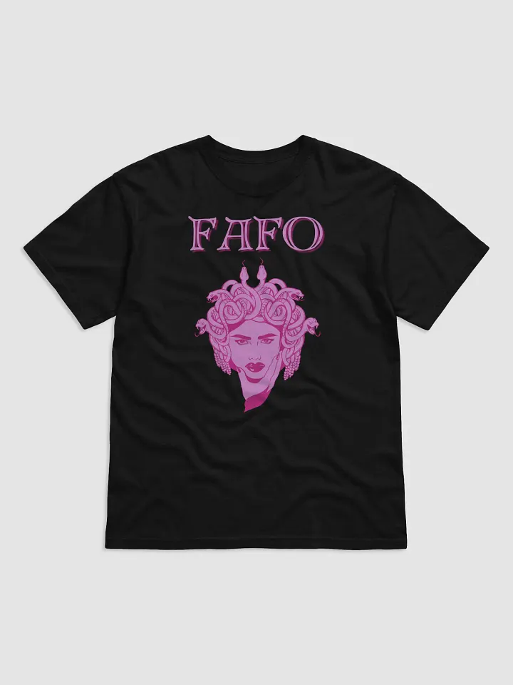 Medusa FAFO Feminist Adult Heavyweight T-Shirt. product image (1)