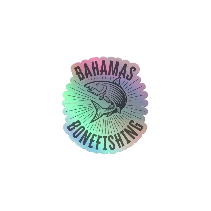 Bahamas Sticker Holographic : Fishing Bahamas Bonefishing Bonefish product image (2)