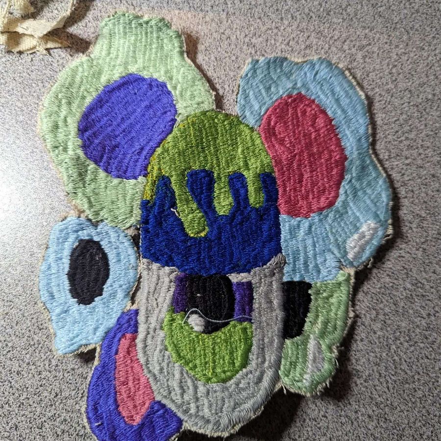 eye flower sew-in patches (X of 3) product image (1)