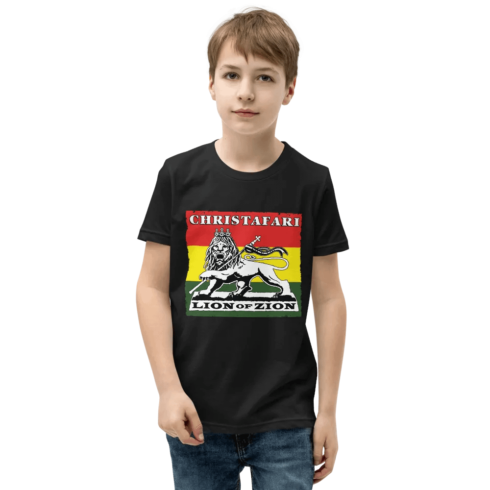 Christafari Kids Lion of Zion Flag T-Shirt product image (13)