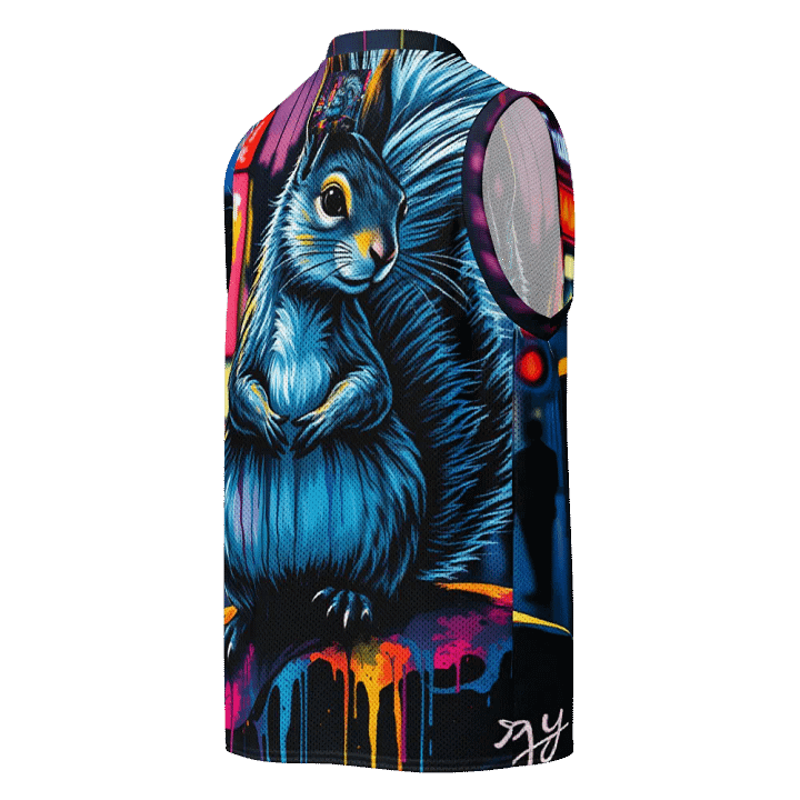 Neon Squirrel Jersey style tank top product image (2)