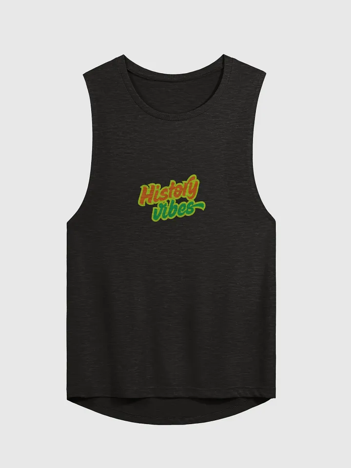Womens Distressed "History Vibes" Muscle Tank product image (3)