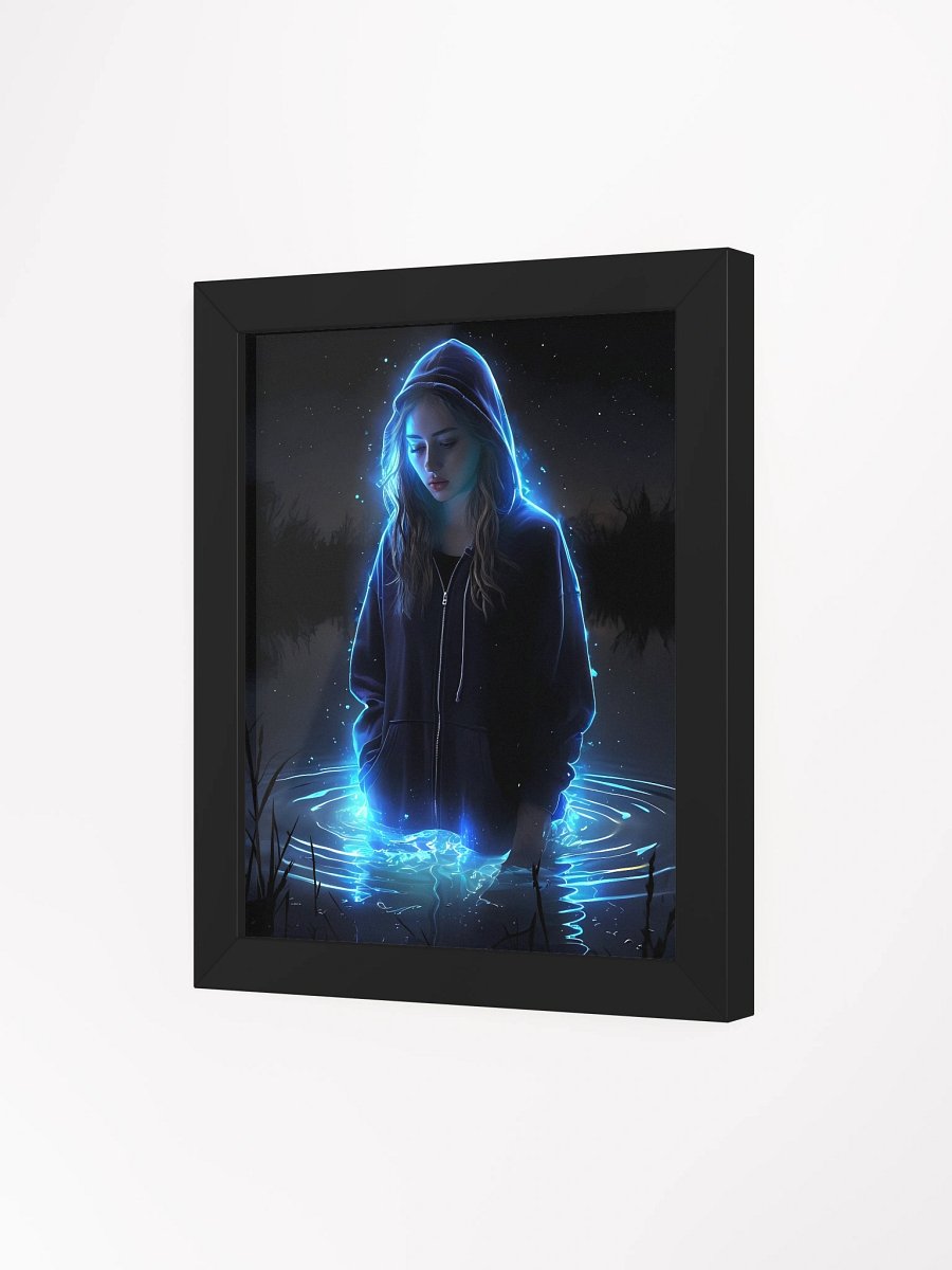 Ethereal Glow Hoodie Framed Poster product image (4)