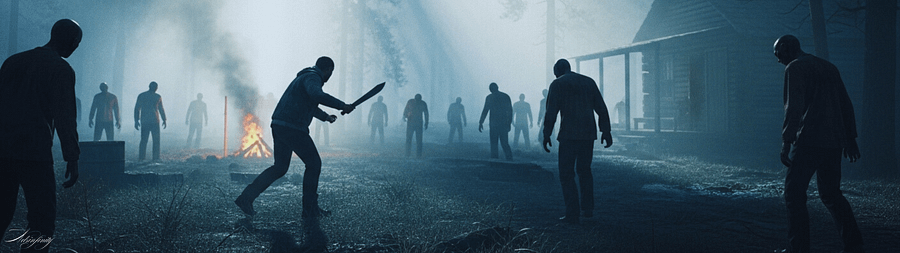 Zombie Apocalypse Desktop Wallpaper Collection #1 (3840x1080) product image (11)