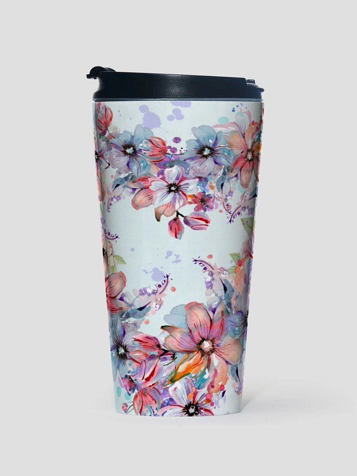 Flowers and Cuteness Travel Mug product image (2)
