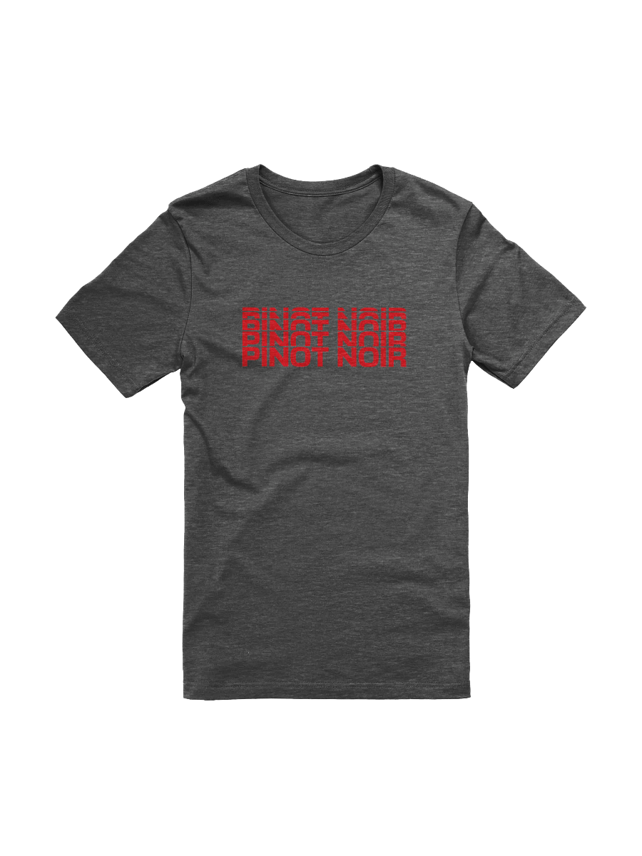 Pinot Noir Faded Text T-Shirt – Burgundy-Inspired Wine Aesthetic product image (4)