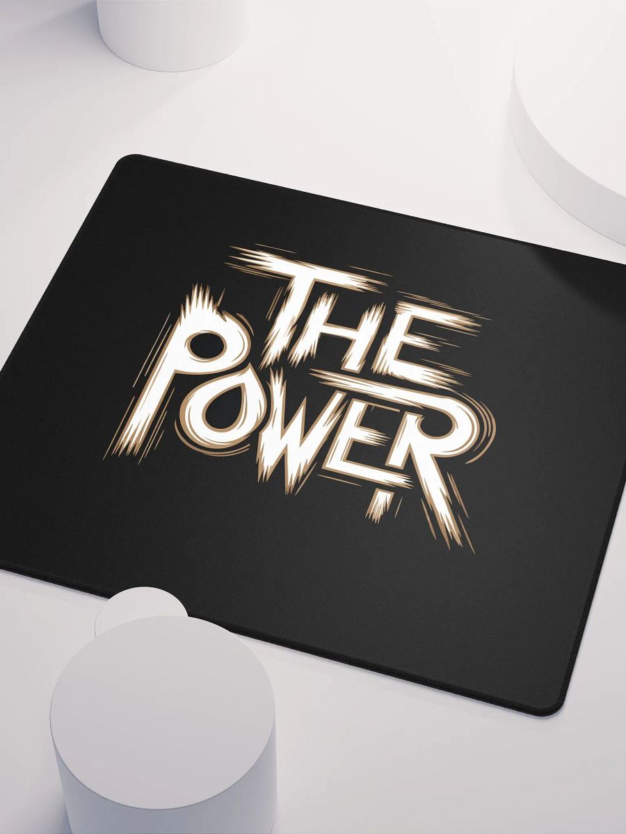 The Power Black color Gaming Mouse Pad product image (3)