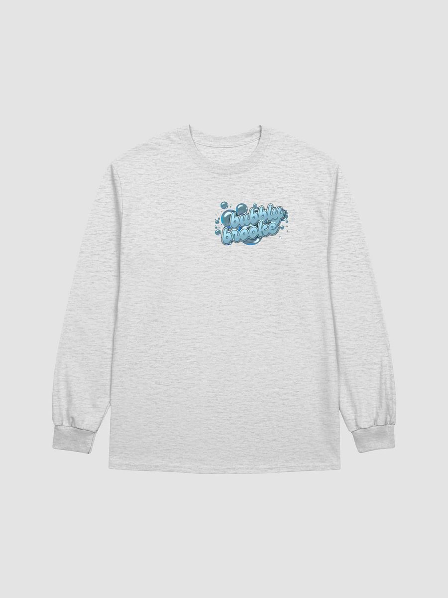 BUBBLY BROOKE'S BUBBLETASTIC LONG SLEEVE TEE (BLUE LOGO) product image (1)