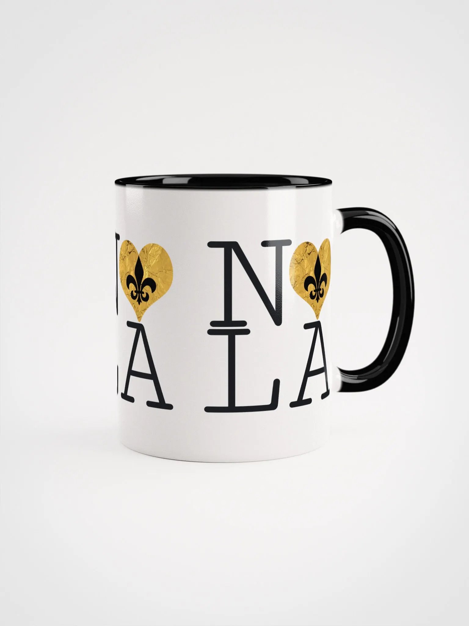 I LOVE NOLA **BIGSHOT COLOR MUG** (GOLD WRAP) product image (1)