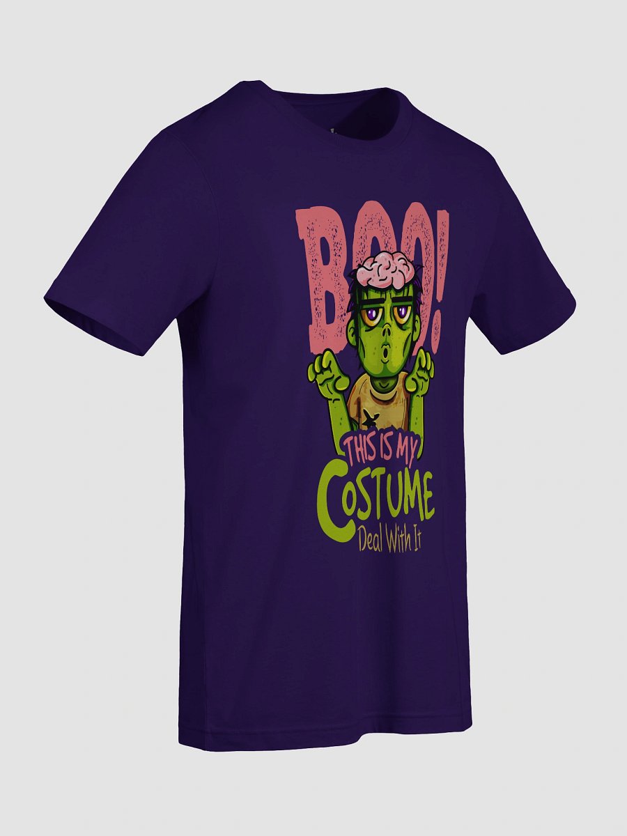 Boo This Is My Costume Funny Zombie Halloween T-Shirt – Cartoon Lazy Costume Tee product image (22)