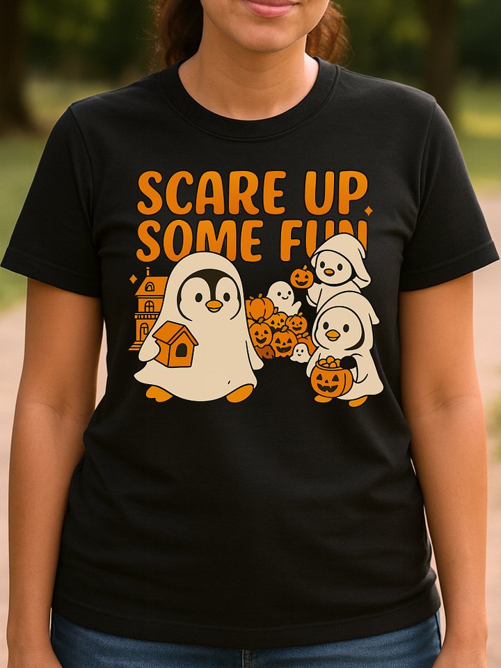 Scare Up Some Fun – Halloween Penguin Digital Print product image (2)