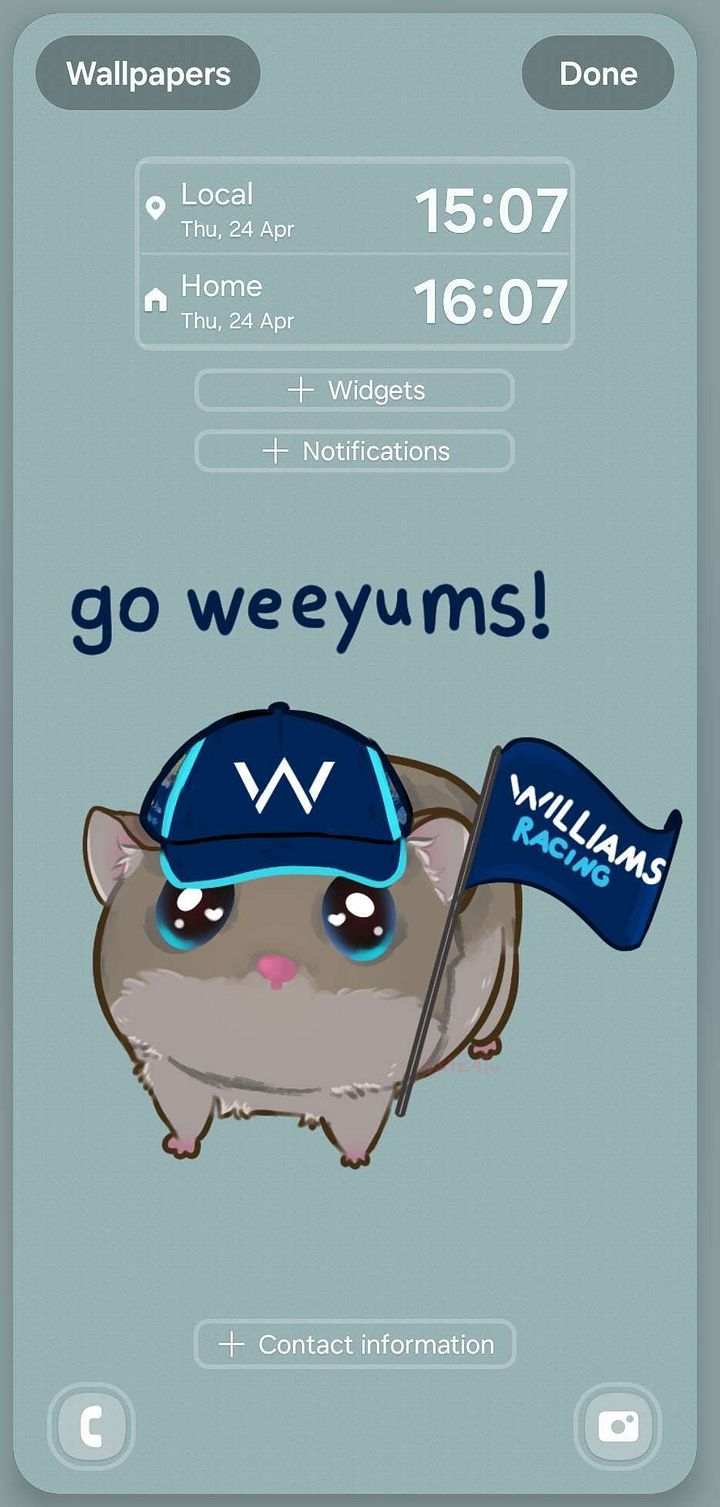 Hammy phone and desktop background FREE product image (2)