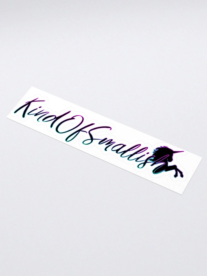 KindOfSmallish Logo Kiss Cut Stickers product image (1)