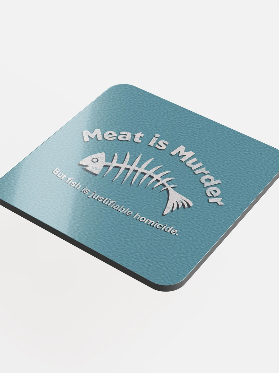 Meat is Murder Beverage Coaster product image (4)