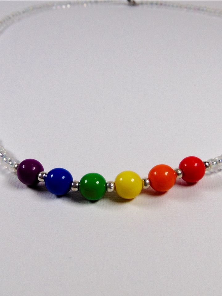 Rainbow Beaded Necklace product image (2)