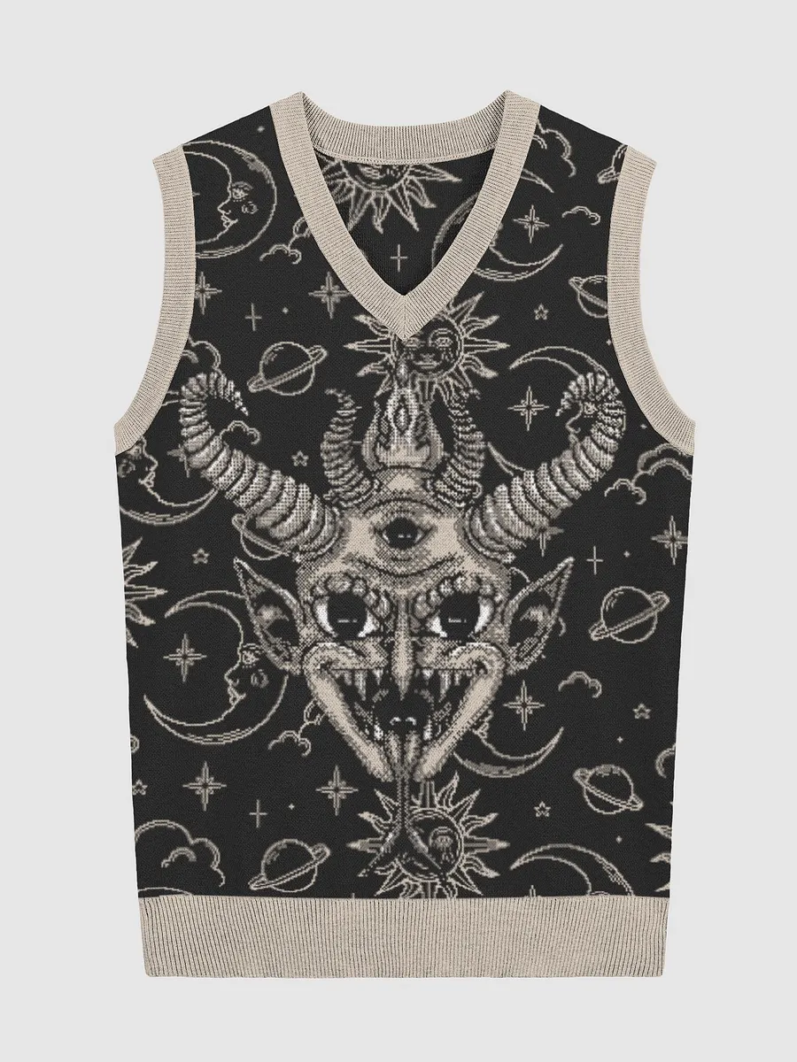Oni Goblin Knit Vest - Celestial Style & Fierce Detail product image (1)