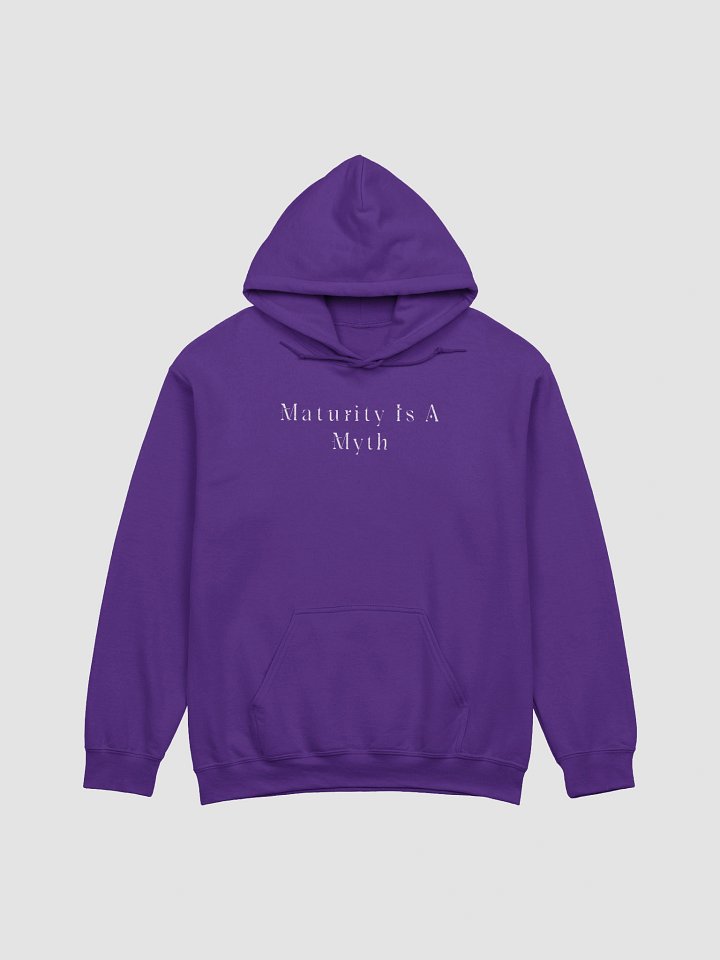 Maturity Is A Myth Purple Cursed Hoodie product image (1)