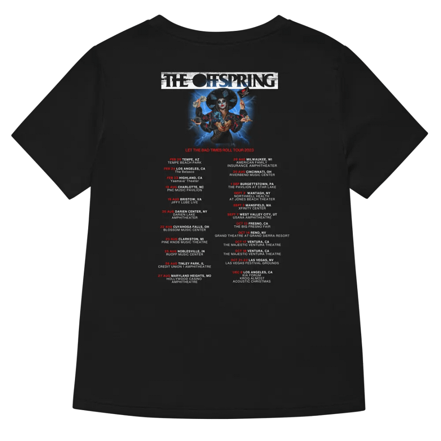 Offspring Let the Bad Times Roll V-Neck T-Shirt product image (5)