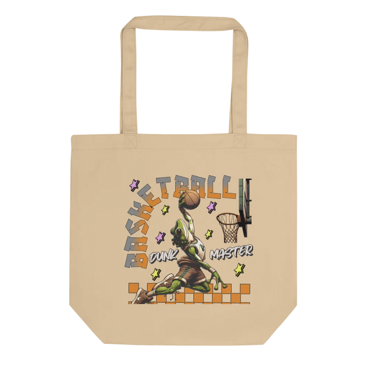 Basketball Dunk Master Frog Eco-Friendly Tote Bag product image (1)