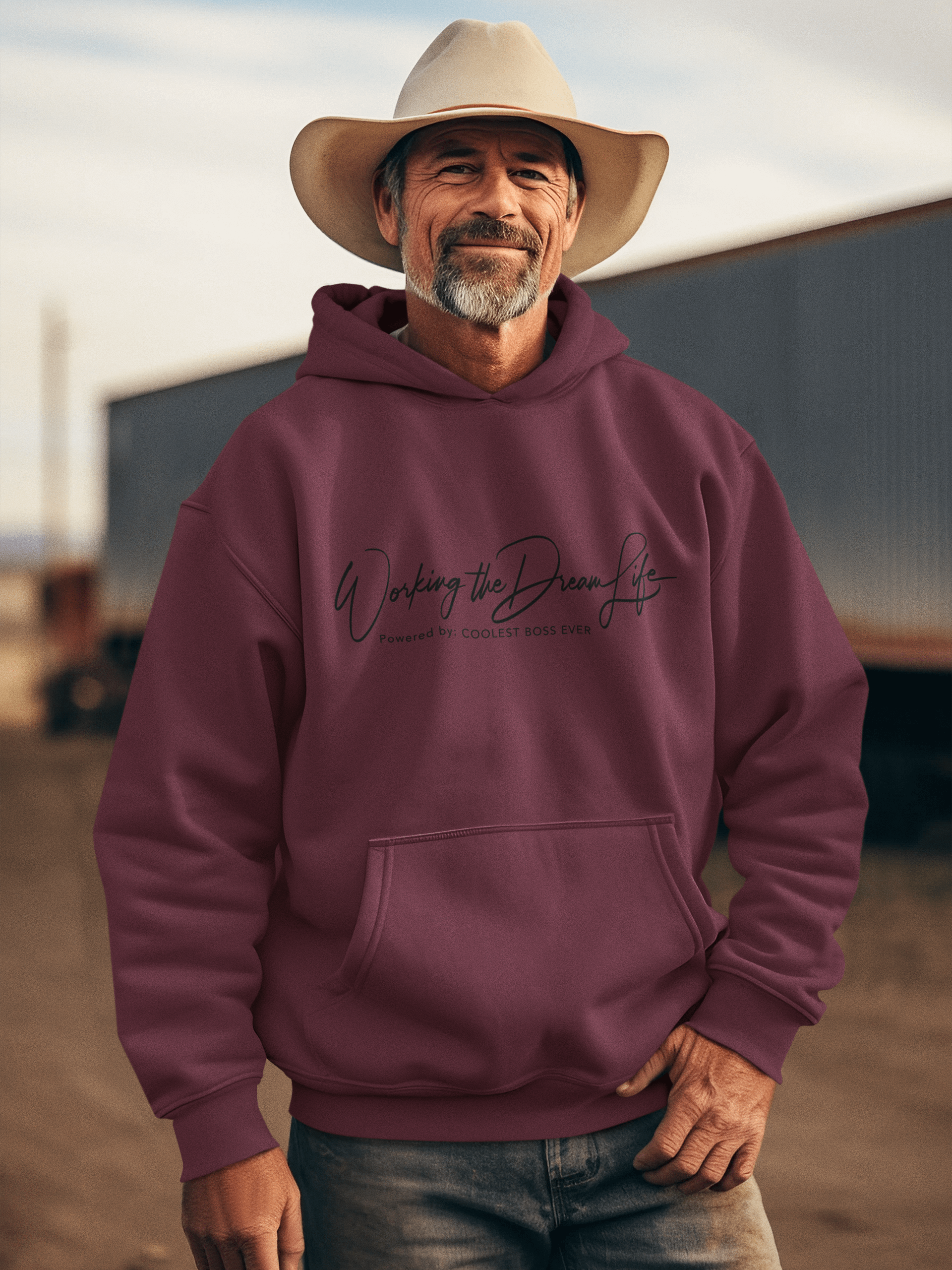 Coolest Boss Ever | Cotton Heritage Unisex Premium Hoodie | Ultimate Comfort & Style product image (10)