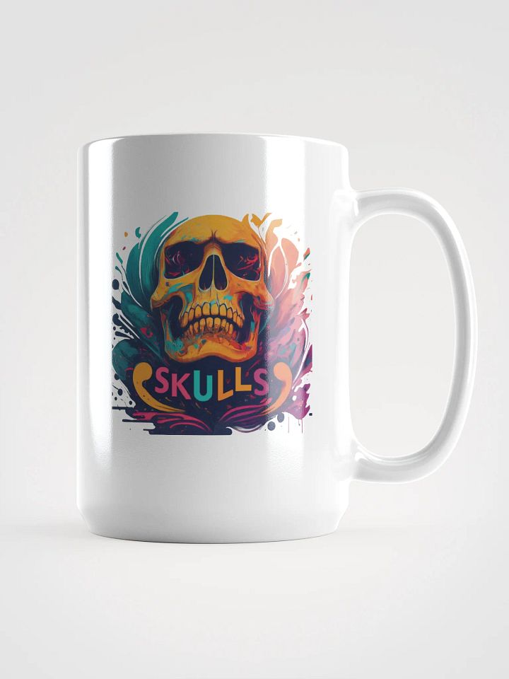 Vibrant Skulls Splash Mug product image (1)