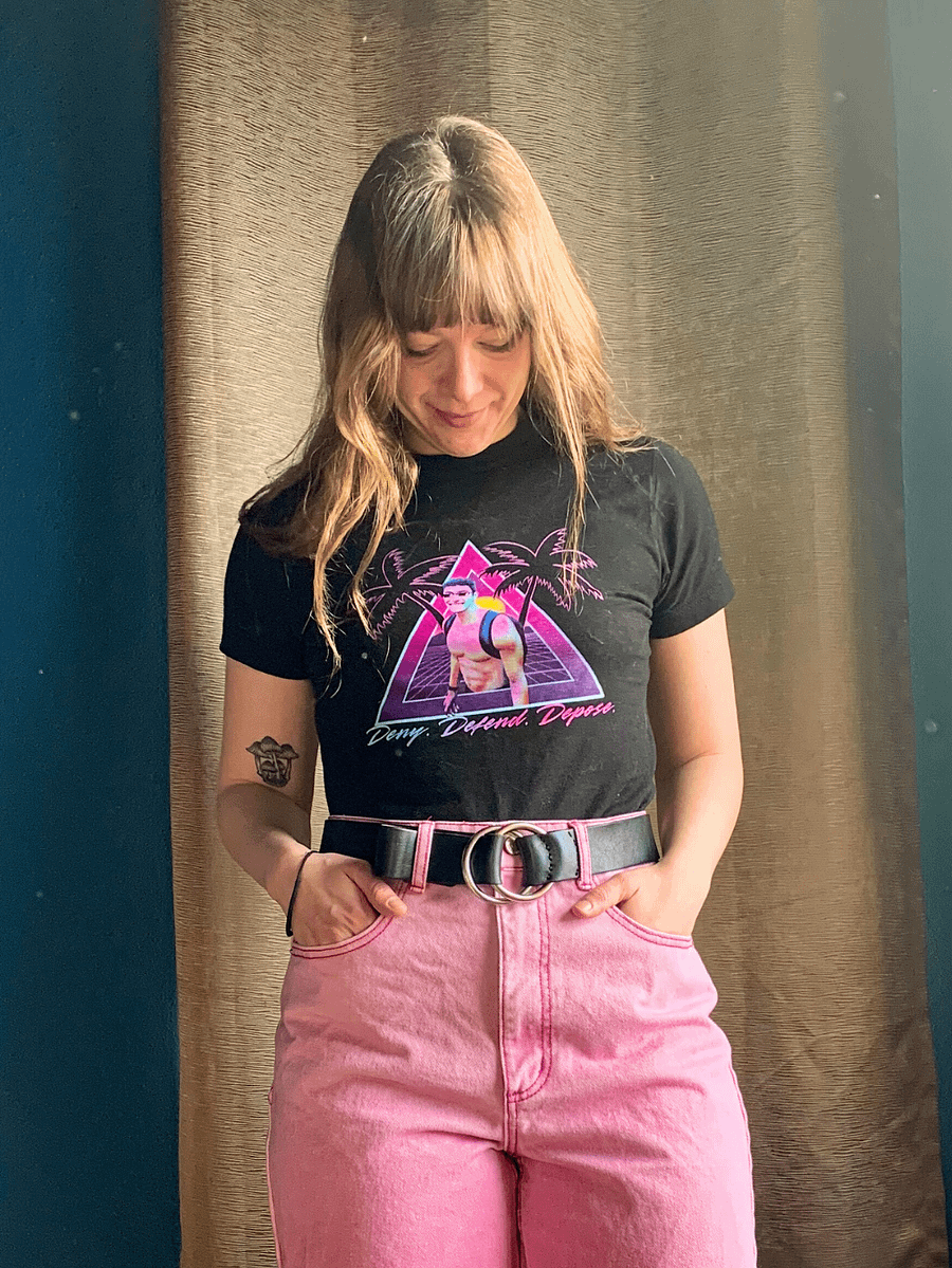 Vaporwave Vigilante Tee product image (1)