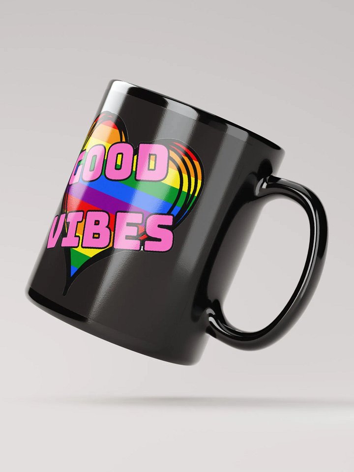 Good Vibes Black Mug product image (2)