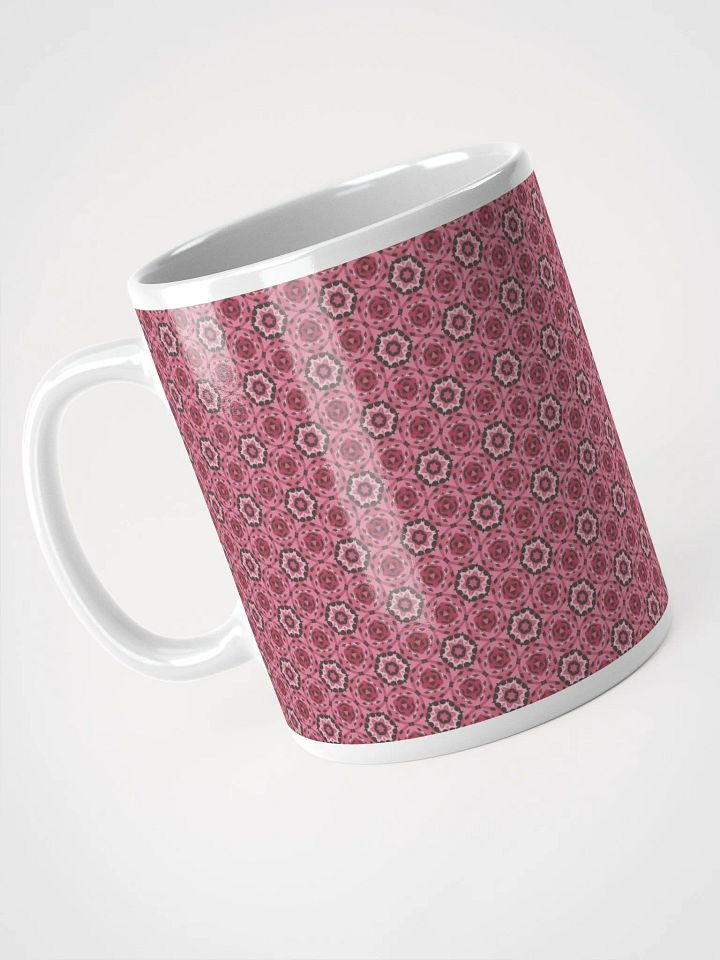Pink & Black Octagonal Ceramic Mug product image (1)