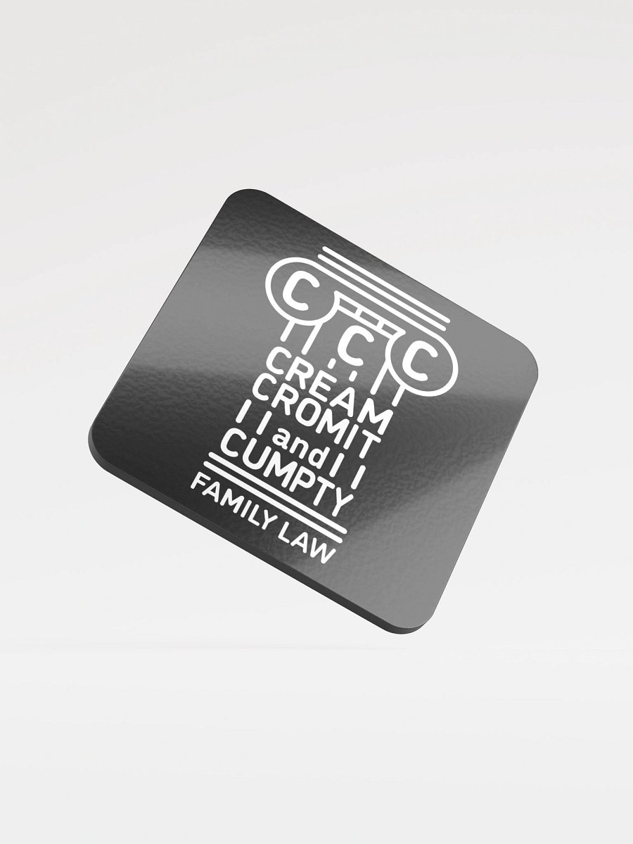 CREAM CROMIT & CUMPTY Family Law Coaster product image (1)