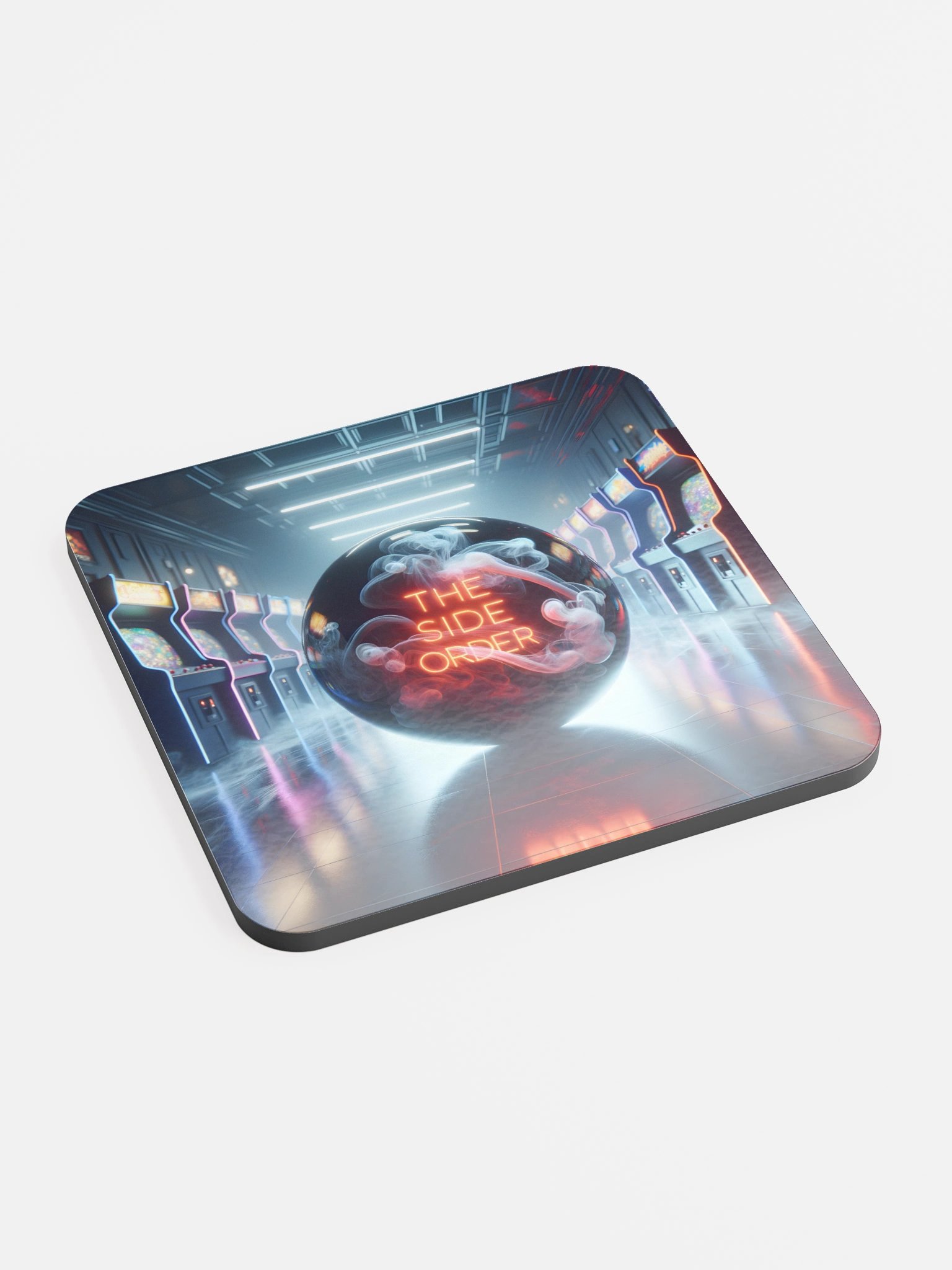 Neon Arcade Cork Coaster product image (2)