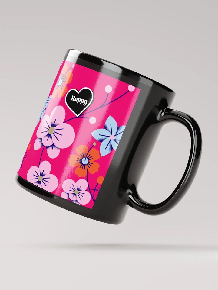 Happy Heart Floral Mug product image (3)