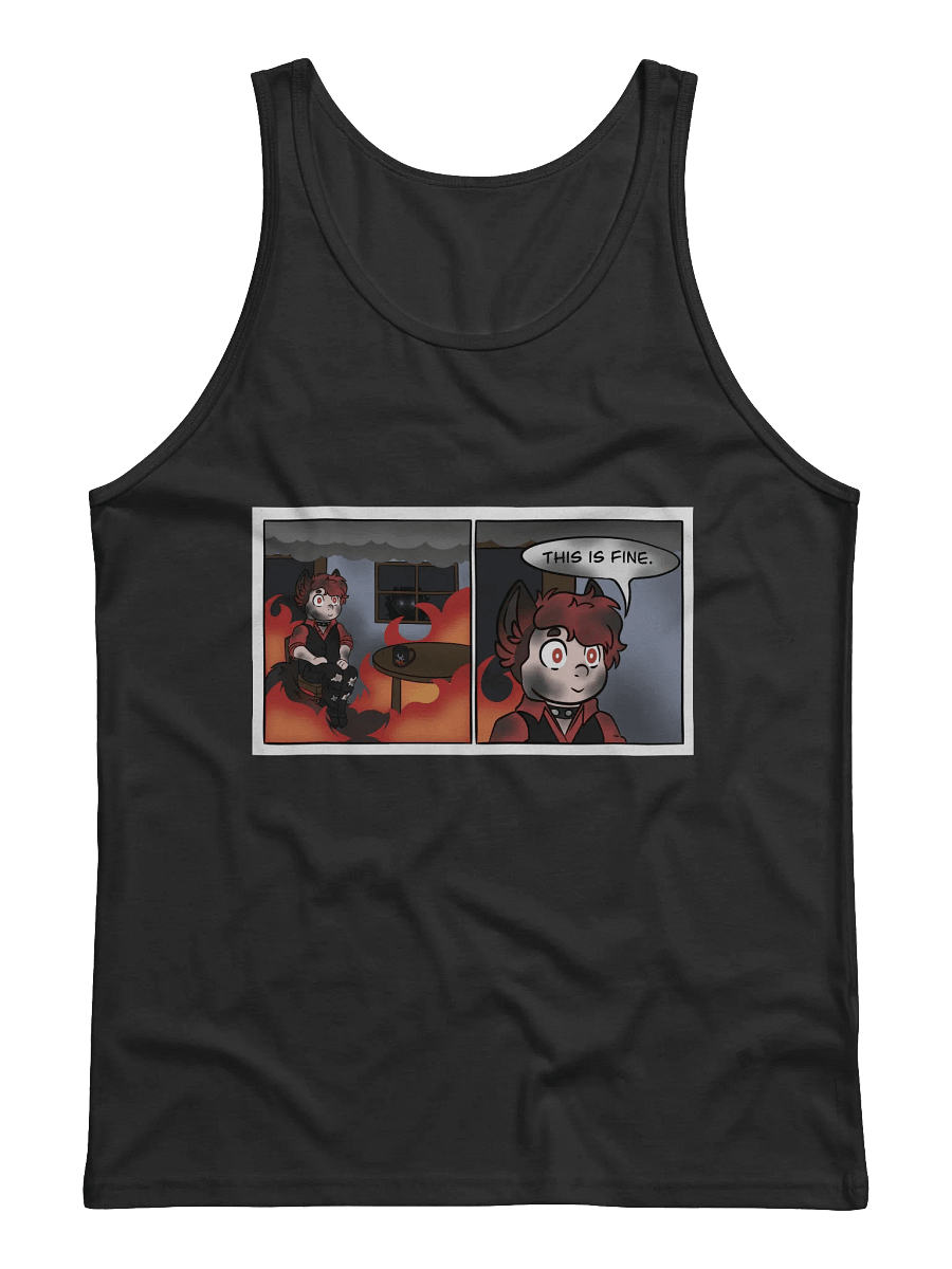 Jersey Tank - This Is Fine Meme product image (1)